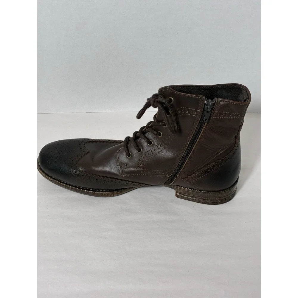 Robert Wayne Minos Chukka Boots Men's Sz 9D‎ Brown Leather Western Classic